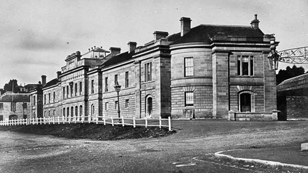 A photograph of Parliament House in 1869. Tasmanian Parliament House 1869.jpg