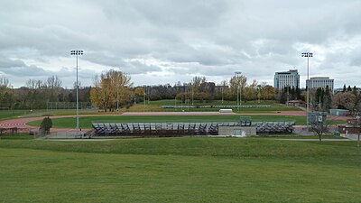 Terry Fox Stadium from Mooney's Bay Park Terry Fox Stadium, Ottawa.JPG