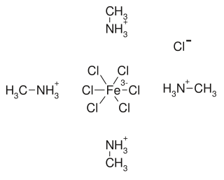 Tetrakis(methylammonium) hexachloroferrate(III) chloride chemical compound