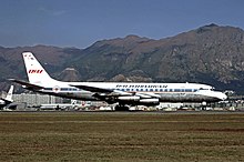 Un Douglas DC-8-32.