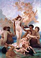 The Birth of Venus; by William-Adolphe Bouguereau; 1879; oil on canvas; 300 x 215 cm; Musée d'Orsay (Paris)[205]
