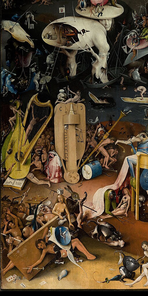 The Garden of Earthly Delights (lower right fragment)