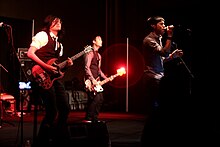 The Slants performing in September 2016.