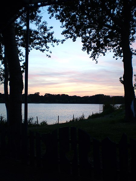 File:The Sunset at the lake - panoramio.jpg