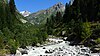 Rugged alpine landscapes of Svaneti in Northwestern Georgia