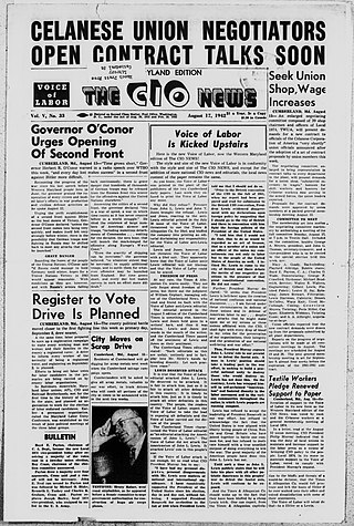 <i>The Voice of Labor</i> (Maryland newspaper) Newspaper (1938-1942)