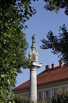The statue alongside St James Church (7434805400).jpg
