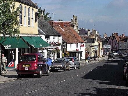 Part of Thornbury's High Street