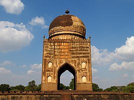 Tomb of Ali Barid Shah shot at Bidar in Karnataka, India