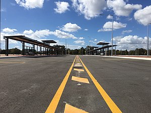 Transperth Henley Brook Bus Station median.jpg