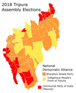 2018 Tripura Legislative Assembly election 2018 assembly elections in Tripura