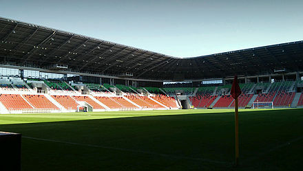 Tychy City Stadium, home to the GKS Tychy football club