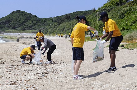 Beach clean up
