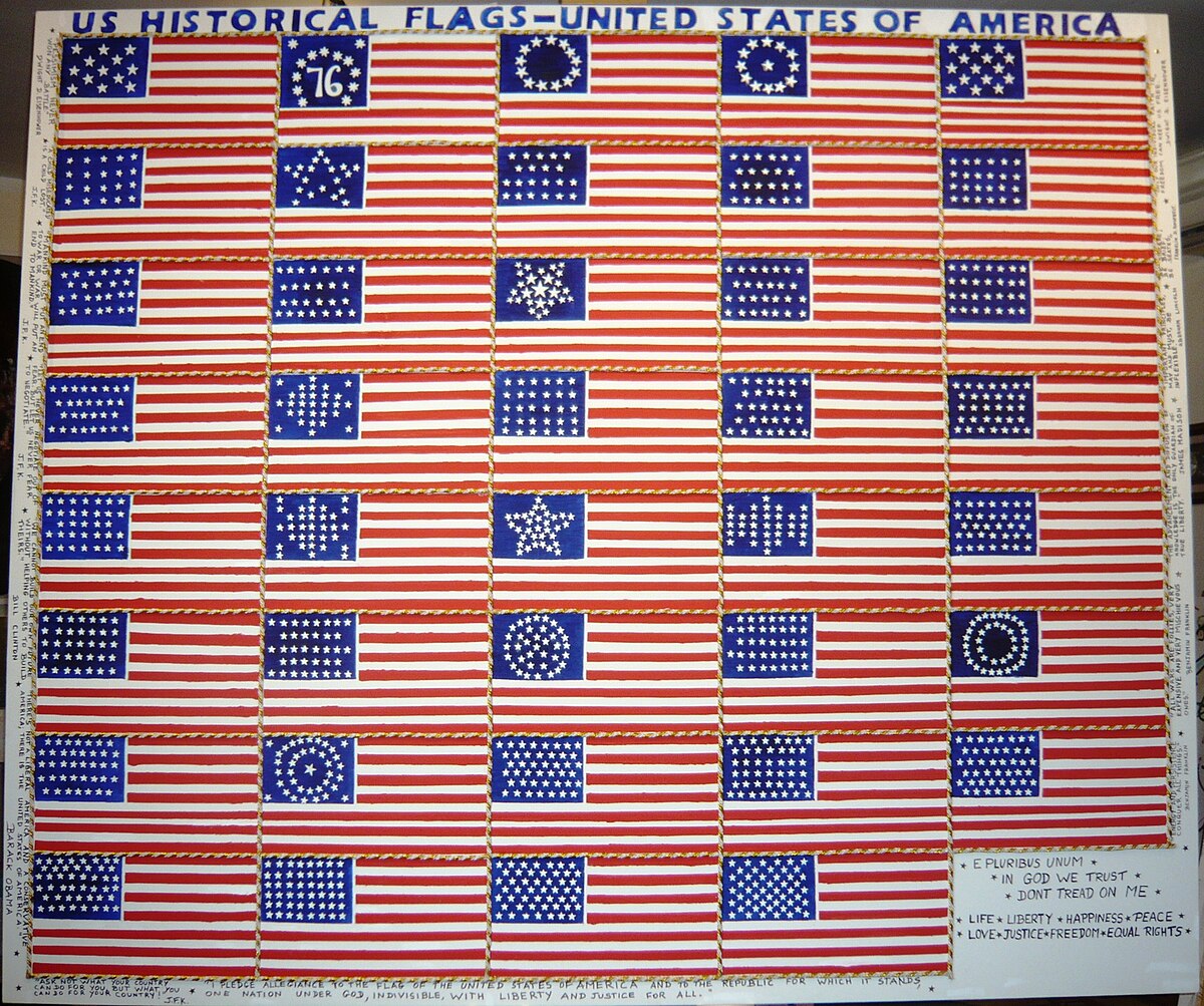 History Of The Flags Of The United States Wikipedia