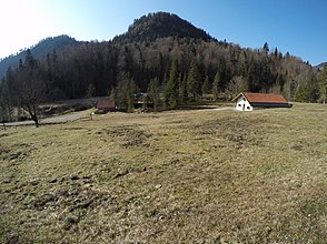 Almhütte der Unteren Schronbachalm mit Adamskopf