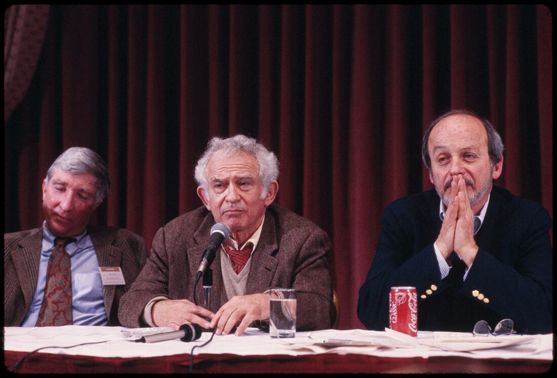 File:Updike, Mailer, Doctorow at the PEN Congress.jpg