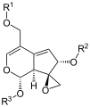 Deutsch: Allgemeine Struktur der Valepotriate English: Generic structure of the valepotriates