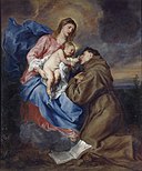 Van Dyck - La Madonna col bambino e Sant’Antonio da Padova, 1630 - 1632.jpg