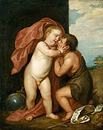 Van Dyck - El Niño Cristo y San Juan Bautista c.  1639.jpg