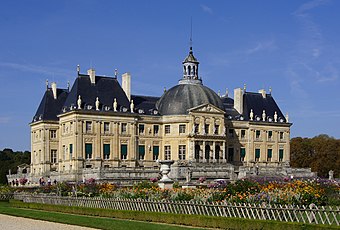The Château de Vaux-le-Vicomte from Maincy (1657–1661)