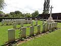 L'extension du cimetière communal, CWGC