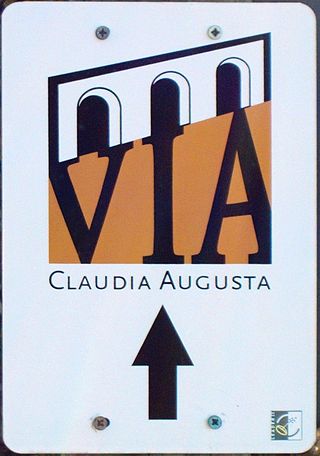 <span class="mw-page-title-main">Via Claudia Augusta</span> Roman road