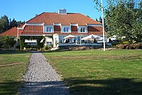 Villa Söderås, vy från stranden.