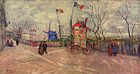 Scène de rue à Montmartre : le Moulin à Poivre 1887 Musée Van Gogh, Amsterdam (F347)