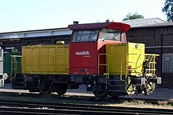 A Vossloh egyik G 400 B típusú bérmozdonya