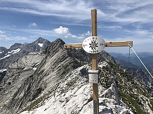 Gruberwand mit großem Priel im Hintergrund