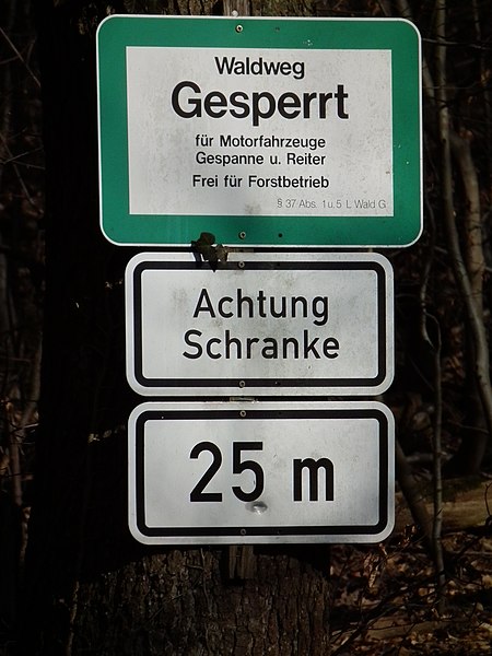 File:Waldweg gesperrt.JPG