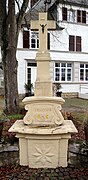 Wayside cross (1823) in Wasserliesch, Germany