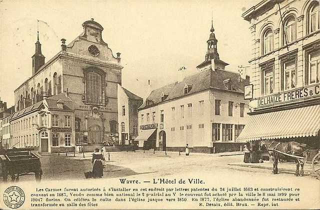 A branch of Delhaize Frères in Wavre, c.1900