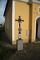 Čeština: Kříž u kaple sv. Josefa v Komárovicích, okr. Třebíč. English: Wayside cross near chapel of Saint Joseph in Komárovice, Třebíč District.