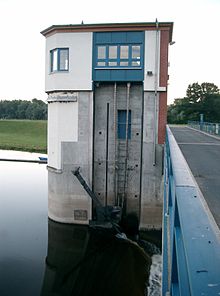 Detailansicht des Wehres Gnevsdorf