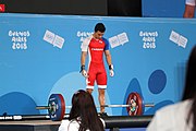 Deutsch: Gewichtheben bei den Olympischen Jugendspielen 2018; Tag 2, 10. Oktober 2018; Jungen 62 kg English: Weightlifting at the 2018 Summer Youth Olympics at 8 October 2018 – Boys' 62 kg