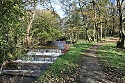 Weir and Path Above Calder Vale