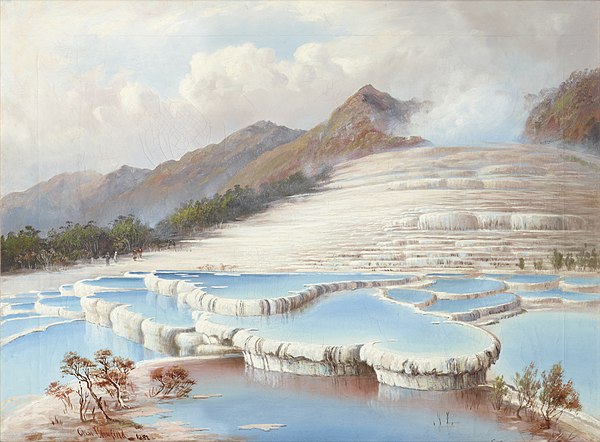 The White Terraces by Charles Blomfield, 1884