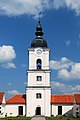 Klasztor Kamedułów w wigrach - wieża klasztorna. Camera location 54° 04′ 08″ N, 23° 05′ 12″ E  View all coordinates using: OpenStreetMap