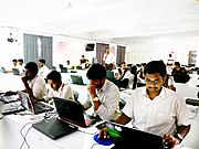 Participants during training session at VVIT, Guntur (17 February 2018)