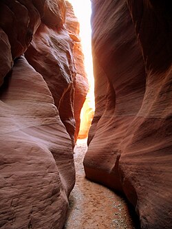 A Buckskin Gulch bejárata