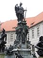 慕尼黑王宫内的维特尔斯巴赫喷泉（德语：Wittelsbacherbrunnen (Münchner Residenz)），胡贝特·格哈德（德语：Hubert Gerhard）1611年作品