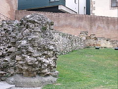 Restos de la muralla de Gijón