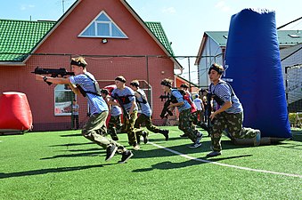 Лазертаг в загородном отеле «Лачи»