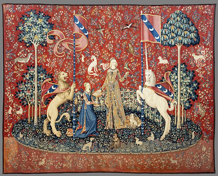 File:(Toulouse) Le Goût (La Dame à la licorne) - Musée de Cluny Paris.jpg