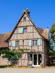 Half-timbered house from Rixheim Écomusée d’Alsace Ungersheim France