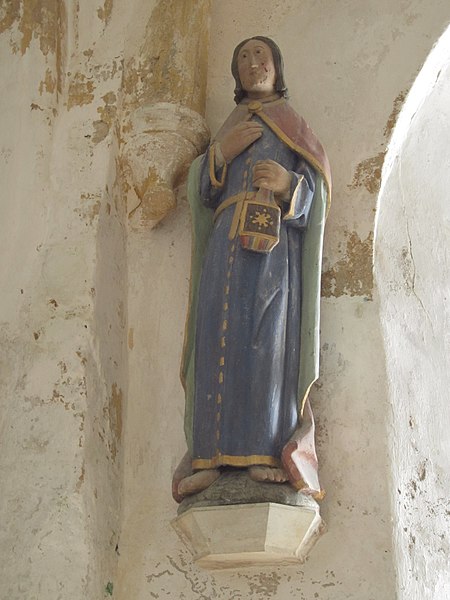 File:Église Saint-Germain-le-Gaillard - Statue à identifier.JPG
