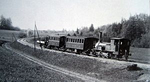 Train du Uetliberg vers 1910 (Zurich)