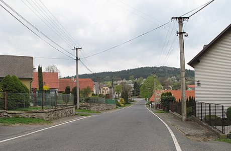 Černíkov : rue principale.