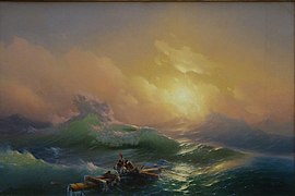 Aivazovsky I. K. "Devátá vlna"